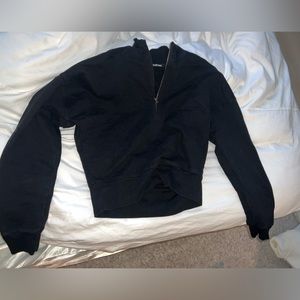 Talentless Cropped Quarter Zip